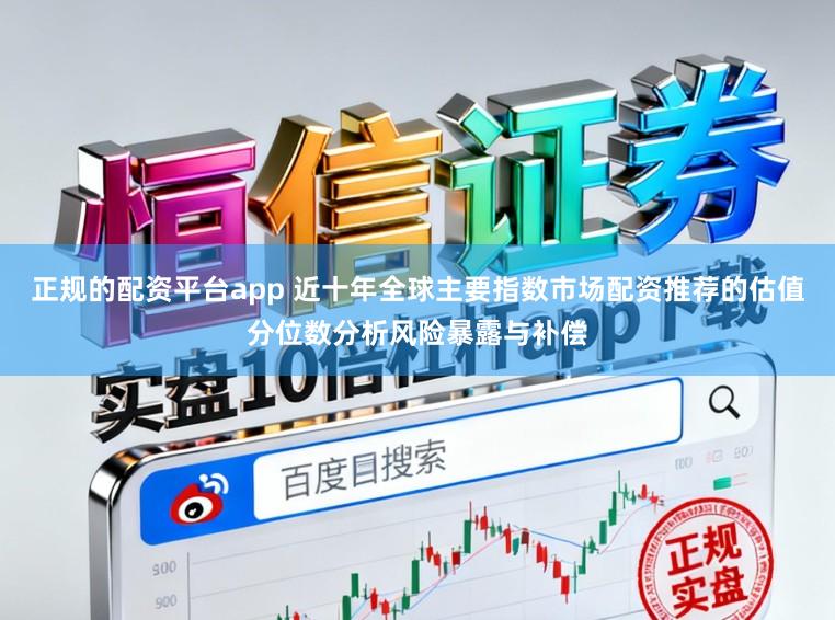 正规的配资平台app 近十年全球主要指数市场配资推荐的估值分位数分析风险暴露与补偿